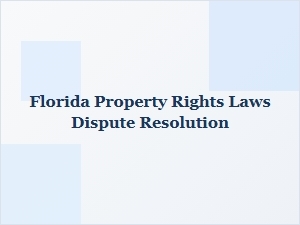 Florida Property Rights Dispute Resolution